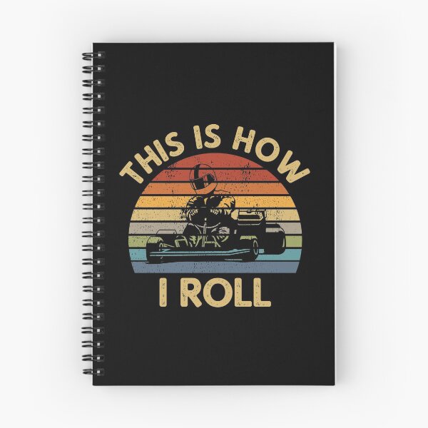 Item preview, Vintage This Is How I Roll Saying Retro Go Kart Karting Cart Racer Racing Gift designed and sold by Style4You24.
