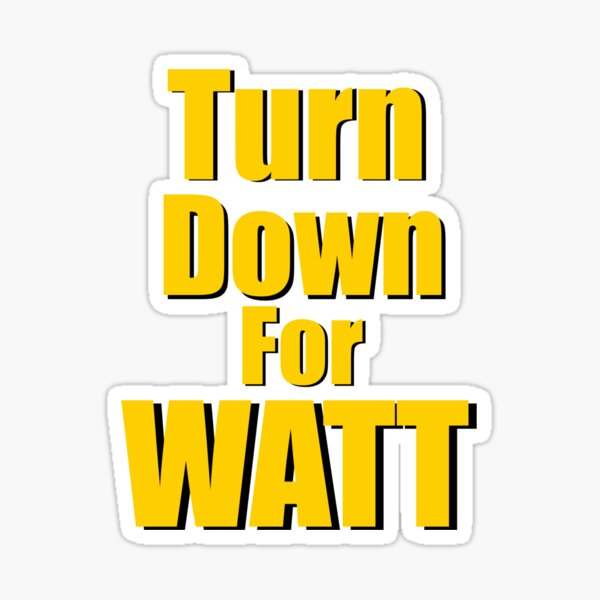 T.J Watt #90 Vinyl STICKER - Pittsburgh Steelers Nation Die Cut TJ