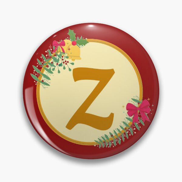 Item preview, Christmas initial Monogram letter Z designed and sold by crikz.