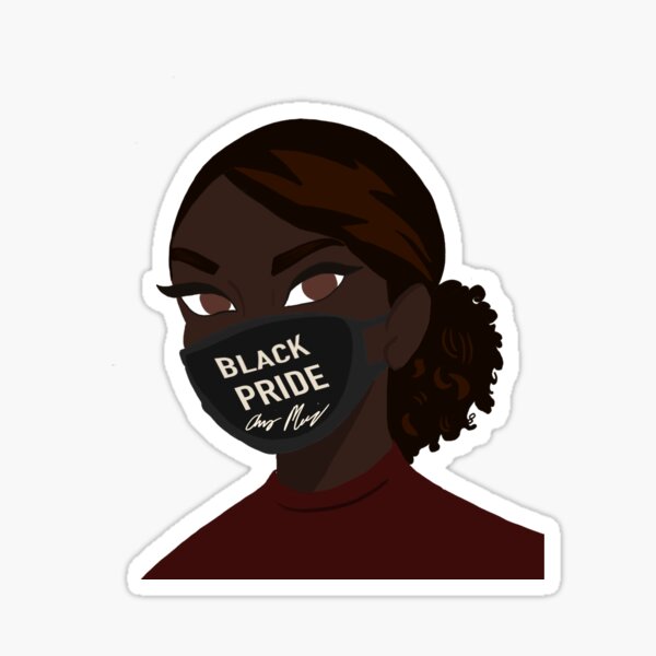 Black Pride Sticker Sticker