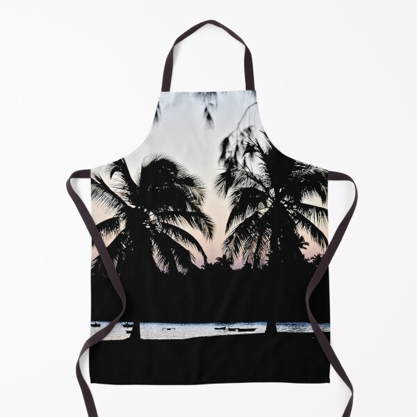 Item preview, Tropical Beach Silhouette Palm Trees Sunset Landscape designed and sold by worldways.