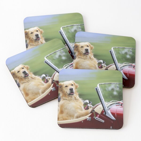 Item preview, Golden Retriever Driving a Car designed and sold by ScienceSource.