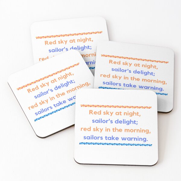 Item preview, Red sky at night sailor's delight designed and sold by MihaiER.