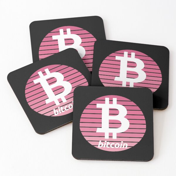 Item preview, Bitcoin Crypto Pink Sunset Design designed and sold by Bitcoin-Fashion.