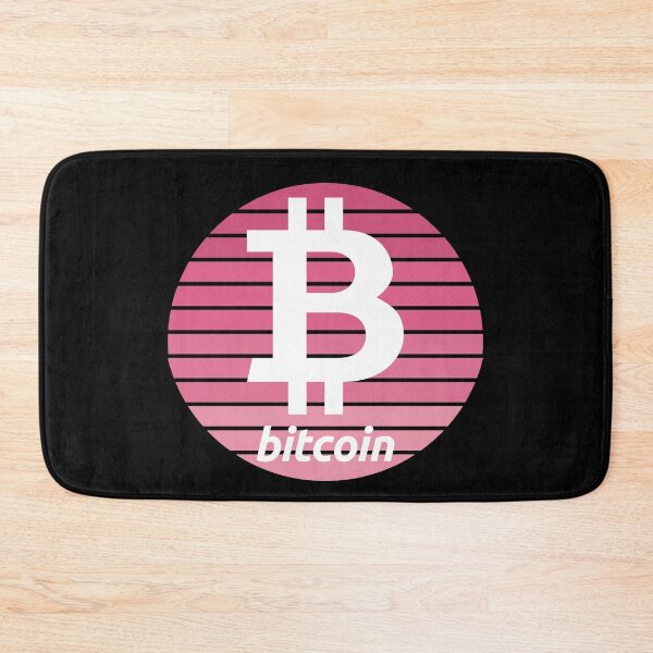 Item preview, Bitcoin Crypto Pink Sunset Design designed and sold by Bitcoin-Fashion.