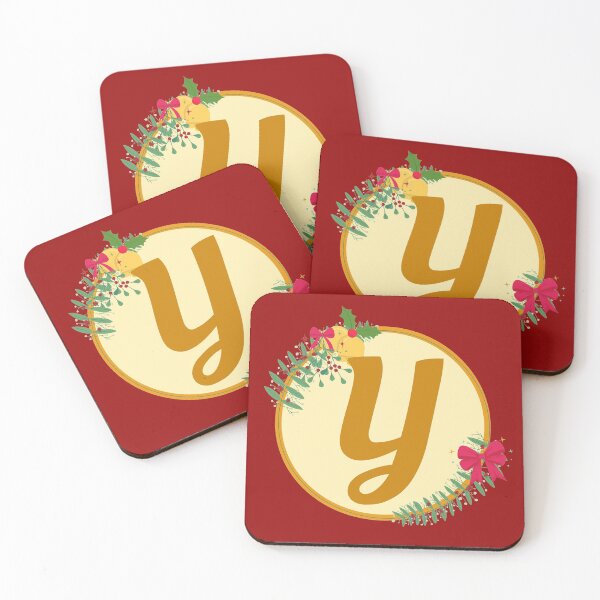 Item preview, Christmas initial Monogram letter Y designed and sold by crikz.