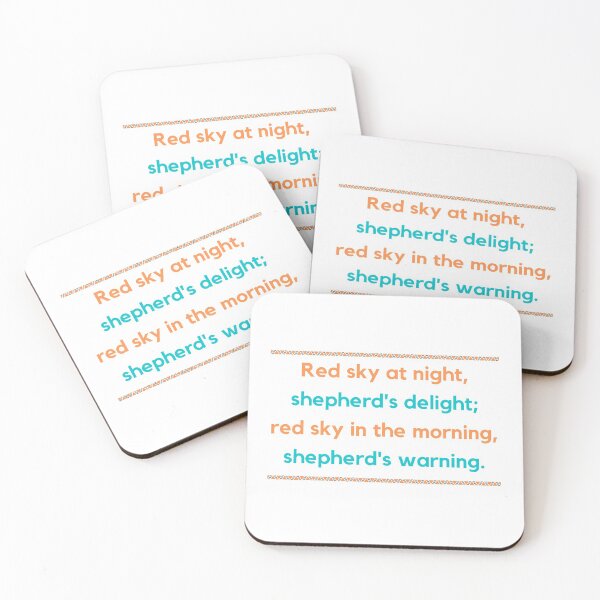 Item preview, Red sky at night, shepherd's delight. designed and sold by MihaiER.