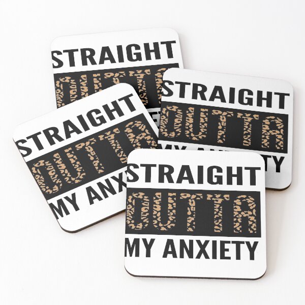 Item preview, Straight outta my anxiety- Positive attitude designed and sold by Soul  ArtLove.