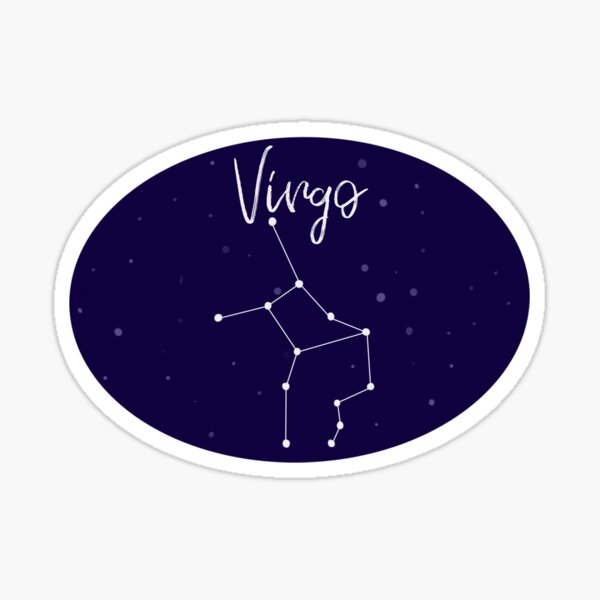Virgo Constellation Sticker