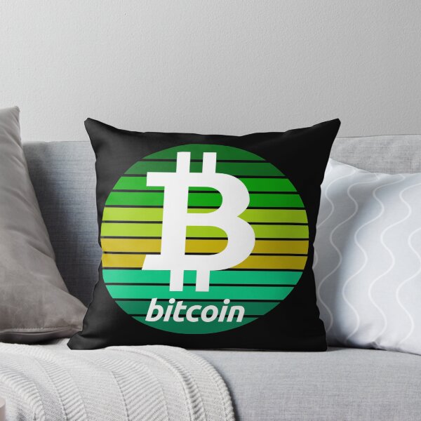 Item preview, Bitcoin Crypto Green Sunset Design designed and sold by Bitcoin-Fashion.