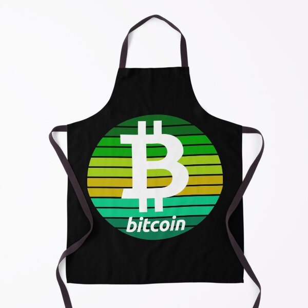 Item preview, Bitcoin Crypto Green Sunset Design designed and sold by Bitcoin-Fashion.
