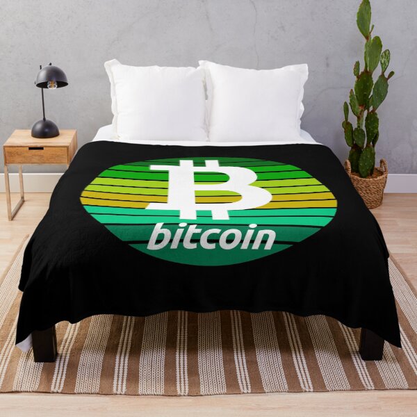 Item preview, Bitcoin Crypto Green Sunset Design designed and sold by Bitcoin-Fashion.
