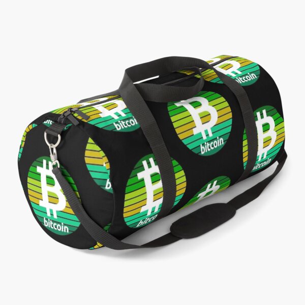Item preview, Bitcoin Crypto Green Sunset Design designed and sold by Bitcoin-Fashion.