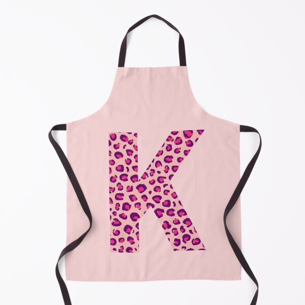 Item preview, Letter K Pink Cheetah Monogram Initial Sticker designed and sold by Pink Mint.