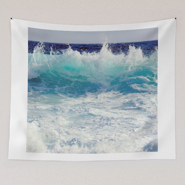 Item preview, Big ocean waves. designed and sold by Theleochick.