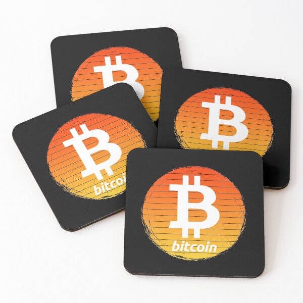 Item preview, Bitcoin Crypto Fire Sunset Design designed and sold by Bitcoin-Fashion.