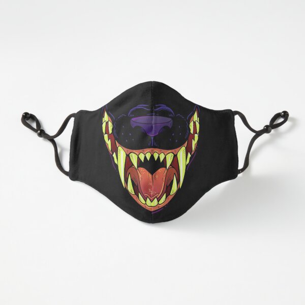 Black Cat Mask Fitted 3-Layer