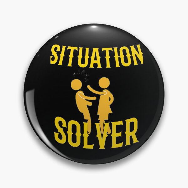 Item preview, FUNNY BLACK AND GOLD SITUATION SOLVER WITH A SMACK T SHIRT designed and sold by hlpina1.