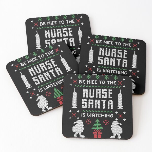 Item preview, Be nice to the nurse santa - nurse ugly designed and sold by berenger04.