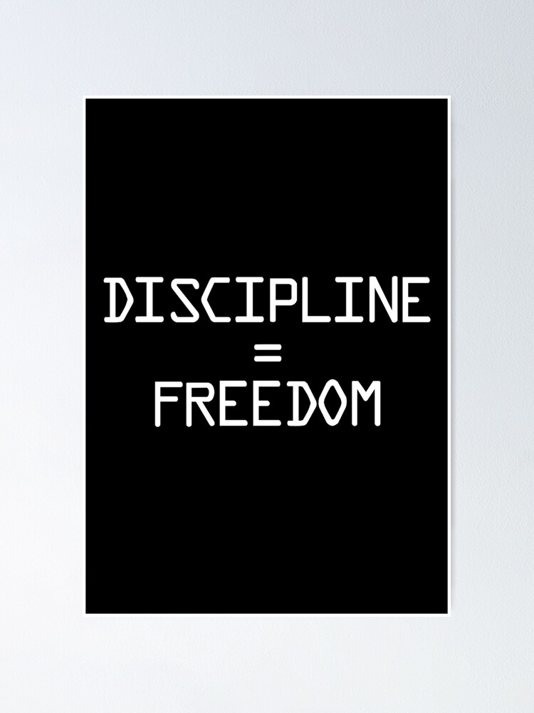 discipline equals freedom reddit