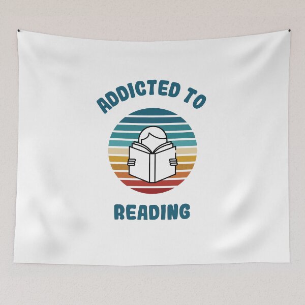 Item preview, Funny Gifts for Readers - Addicted To Reading designed and sold by WUOdesigns.