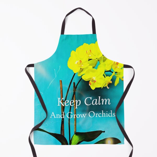 Item preview, Keep Calm and Grow Yellow Phalaenopsis Orchid Flowers designed and sold by Graykat.