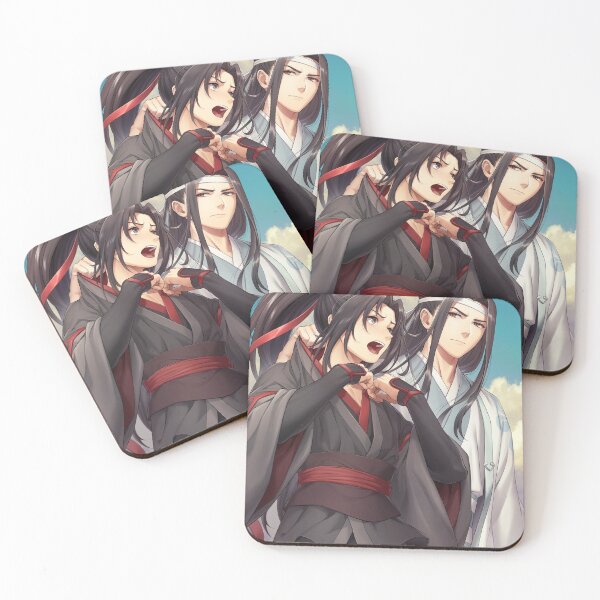 Mo Dao Zu Shi MDZS Clear Poster A3 Coaster Set Cafe Valentine