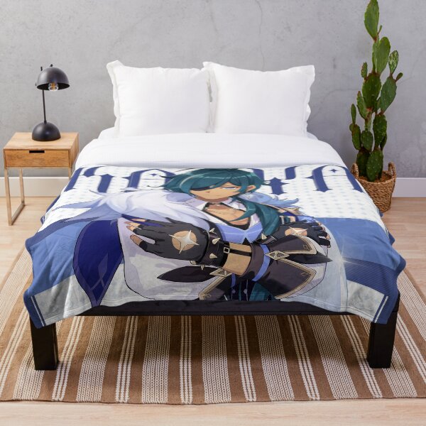 Genshin Impact Kaeya Birthday Official Artwork Throw Blanket