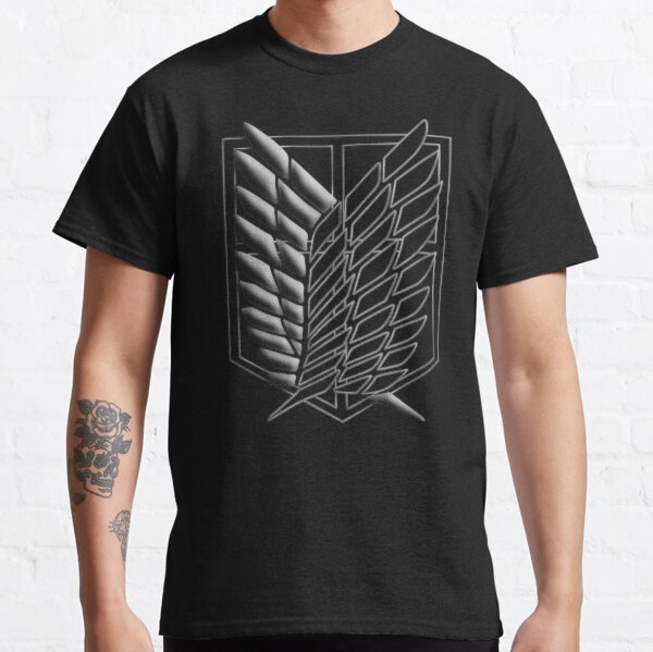 Les Ailes de la Liberté - L'Attaque des Titans T-shirt classique