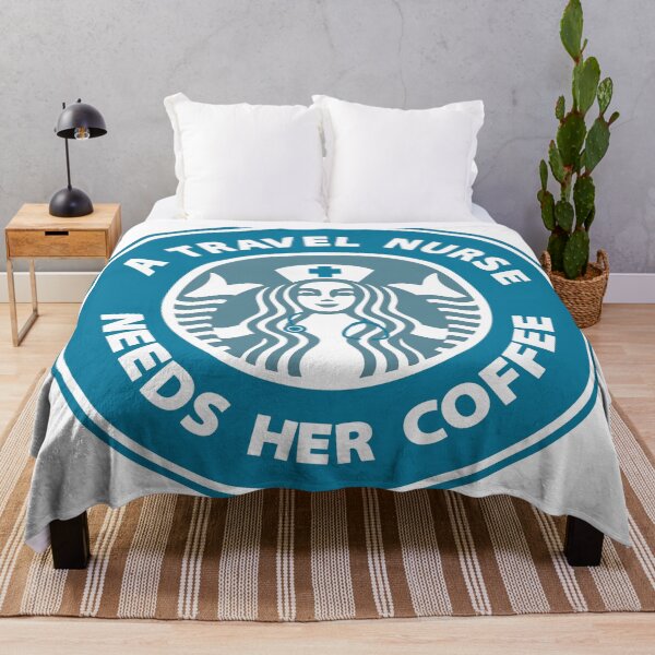 Item preview, Travel Nurse and Coffee designed and sold by fruitpetunia.
