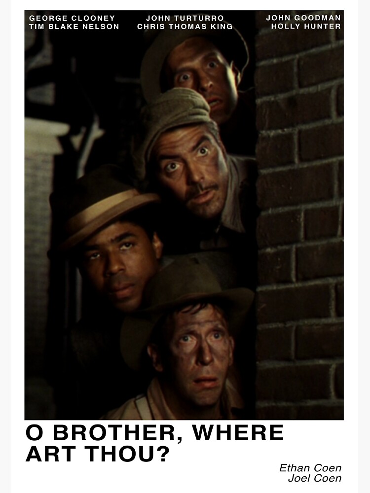 O Brother Where Art Thou Sticker By Puzzlebuzz Redbubble