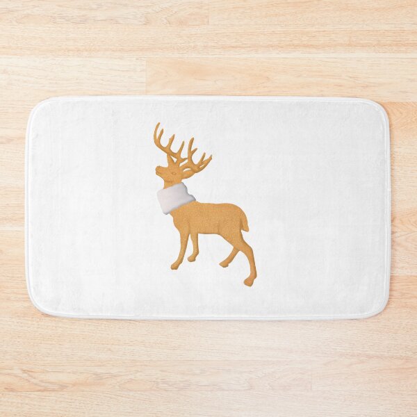 Item preview, Golden Christmas deer  designed and sold by irmasarts.