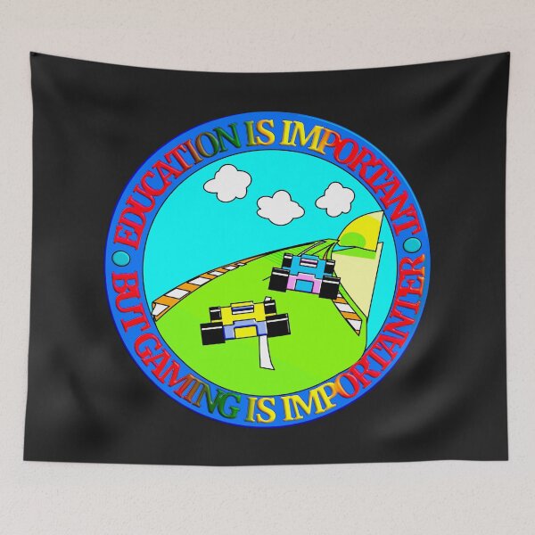 Item preview, EDUCATION IS IMPORTANT BUT GAMING IS IMPORTANTER designed and sold by Ralek.