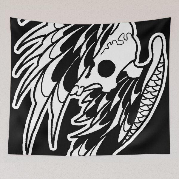 Item preview, Tattoo Skull With Wings Deuce designed and sold by Greg Donchatz.
