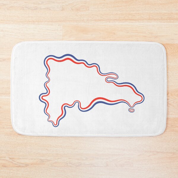 Item preview, Dominican Republic Map with Flag designed and sold by MyIdentityShop.