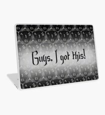 "Guys, I got this!" Die Tee Laptop Skin