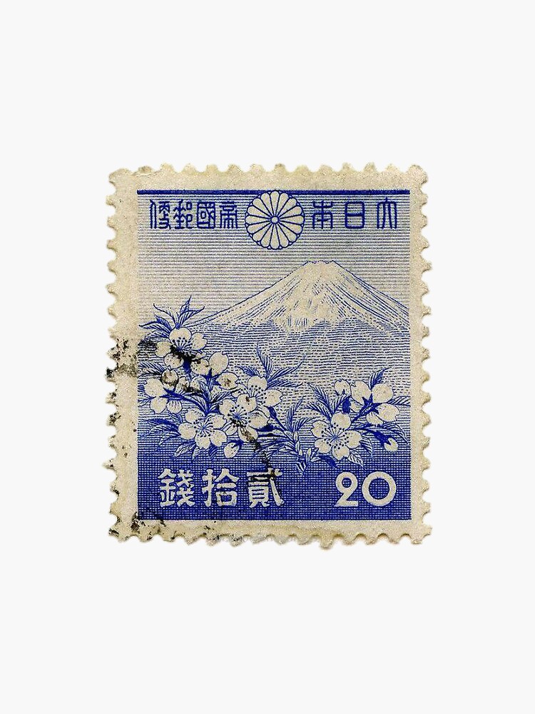 Vintage Japanese Postcard | Sticker