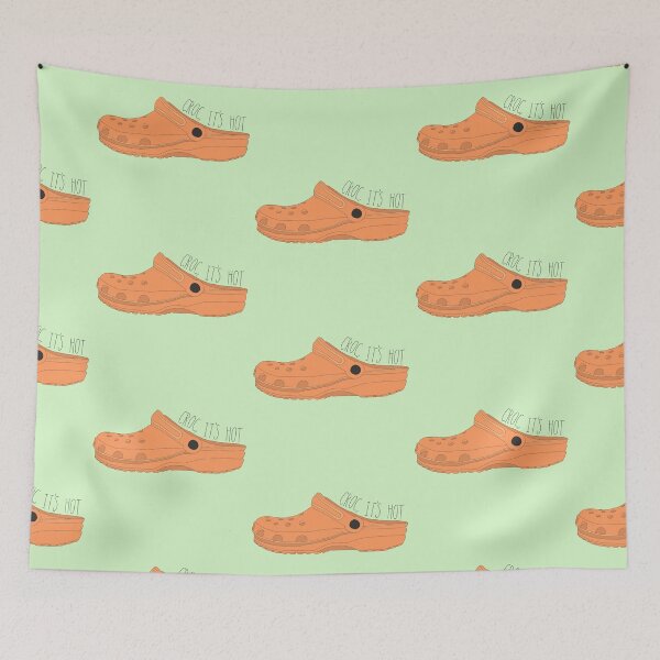 Item preview, Croc it's hot funny pun crocs sticker designed and sold by Firandi.