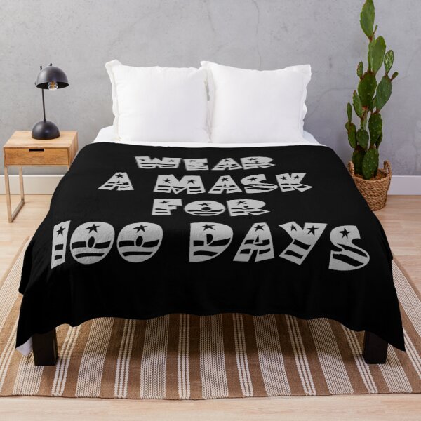 Item preview, wear a mask for 100 days save american lives usa flag designed and sold by ShirtzTonight.