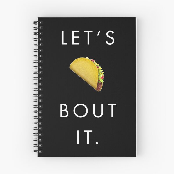 Item preview, Let's Taco Bout It Emoji - Light on Dark Background designed and sold by SaraduJour.