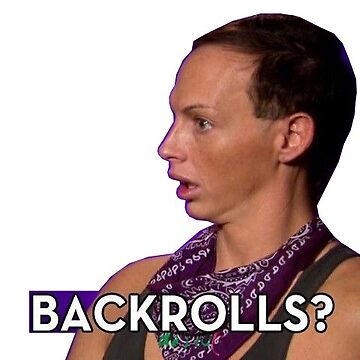 Backrolls? | Sticker