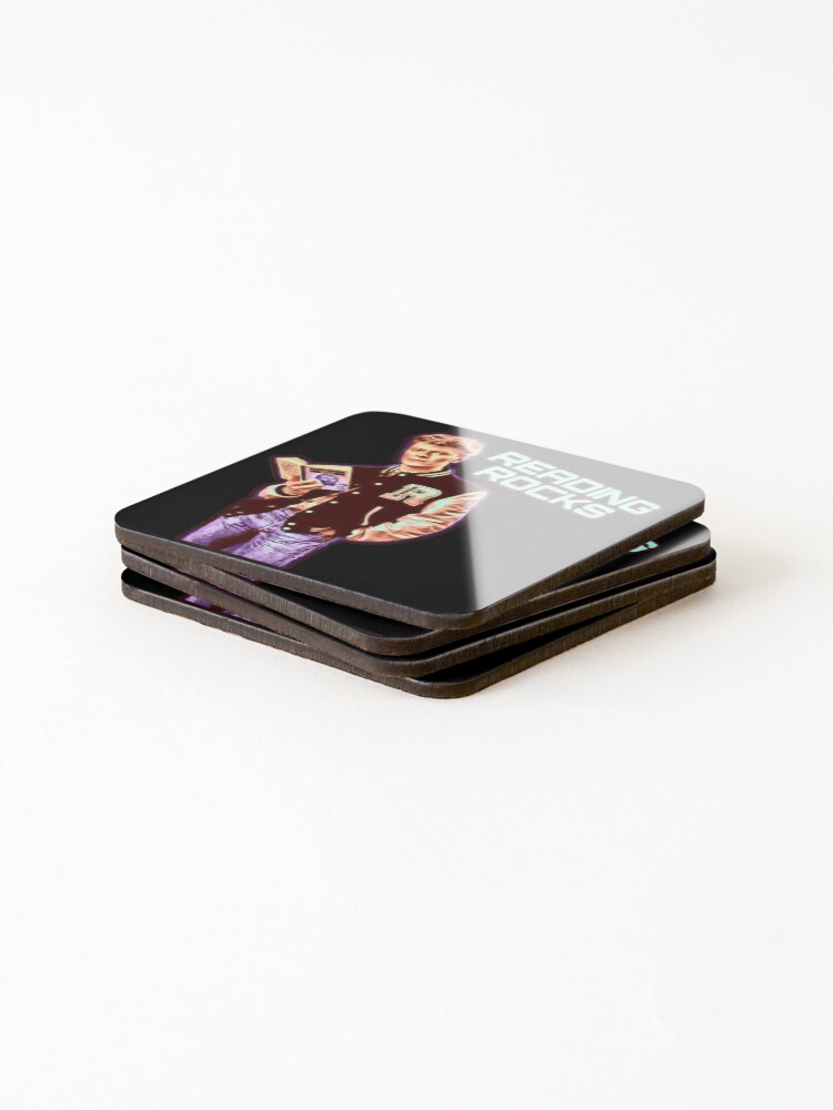 Thumbnail 4 of 5, Coasters (Set of 4), Reading Rocks! designed and sold by Cuttintees.