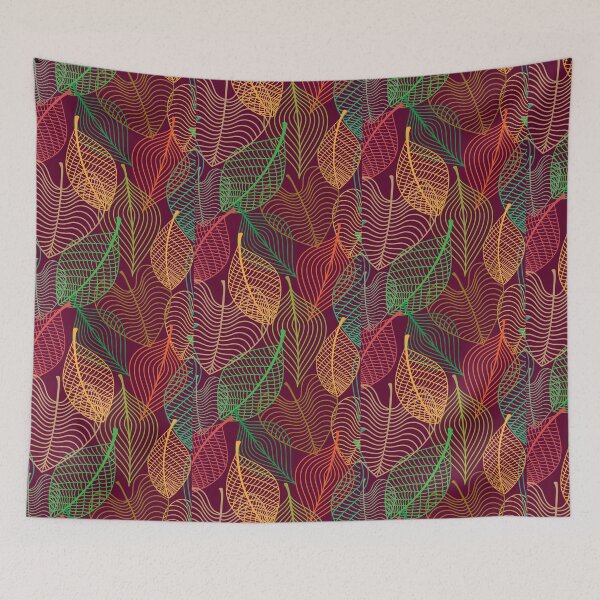 Item preview, Maroon autumn leaves design designed and sold by BhARTi Taylor.