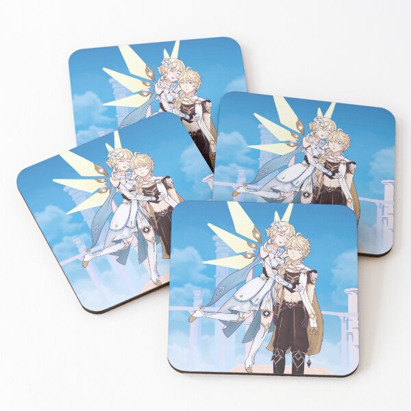 Item preview, Travel Twins - Genshin Impact designed and sold by artsy-mica.