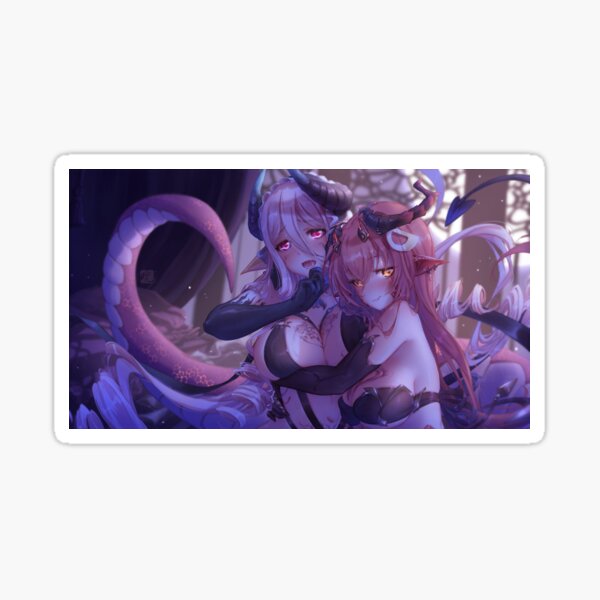 Miia X Mero succubus | Monster musume Sticker