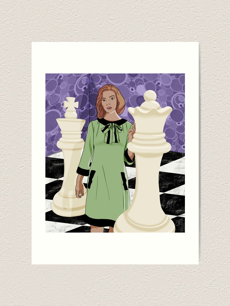 Alternate view of Queen’s Gambit Art Print