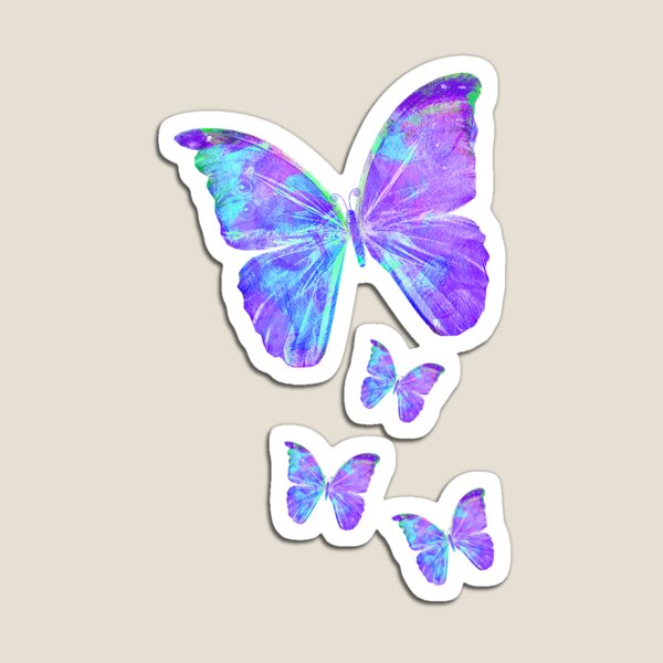 Purple Butterflies by Jan Marvin Magnet