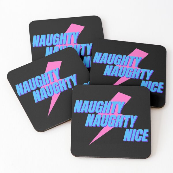 Item preview,  Naughty naughty nice (black) designed and sold by cute105.