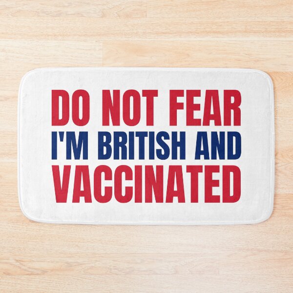 Item preview, BRITISH & VACCINATED (White Background) designed and sold by mind-illusions.
