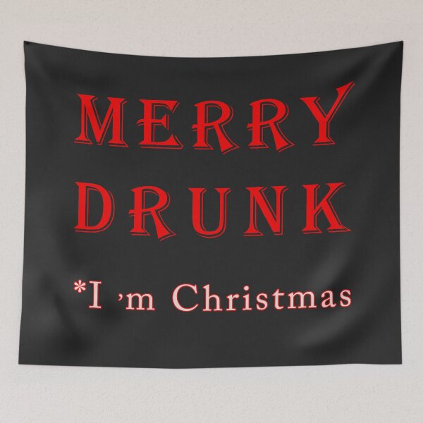 Item preview, Merry Drunk qwertee designed and sold by all-quotes.